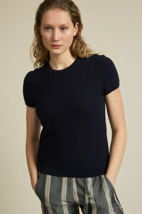 Kurzarmpullover aus Bio-Baumwolle